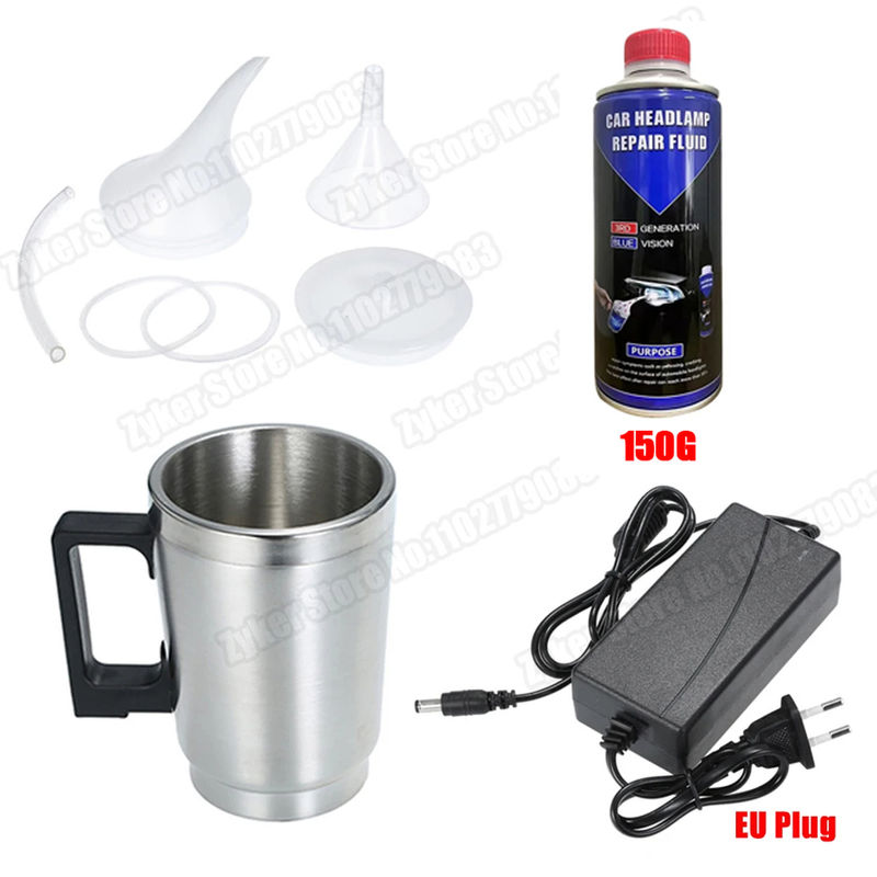Thumbnail: Car Headlight Polish Restoration Kit Automotive Headlight Care Tool Headlight Re