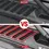 Thumbnail: Hood Engine Air Vent Decoration Cover Red Trim Sticker For Jeep Wrangler JL Glad