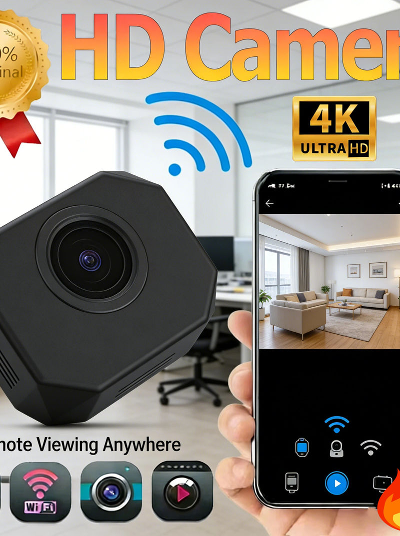 Wifi Mini Camera 4K HD Wireless Security Monitor For Home Night Version Protecti
