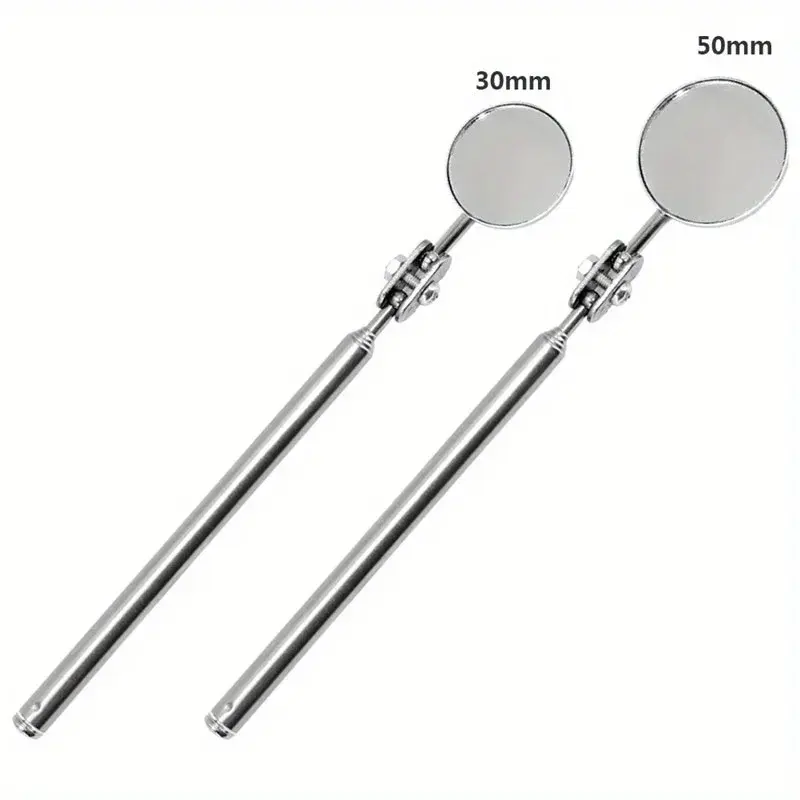 Thumbnail: Automotive Maintenance Inspection Mirror Universal Sturdy Folding Telescopic Ref