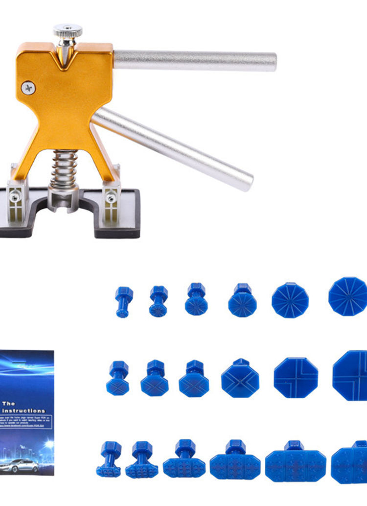 Thumbnail: Car Body Sheet Metal Paintless Dent Plastic Puller Kit Auto Hail Pit Removal Rep