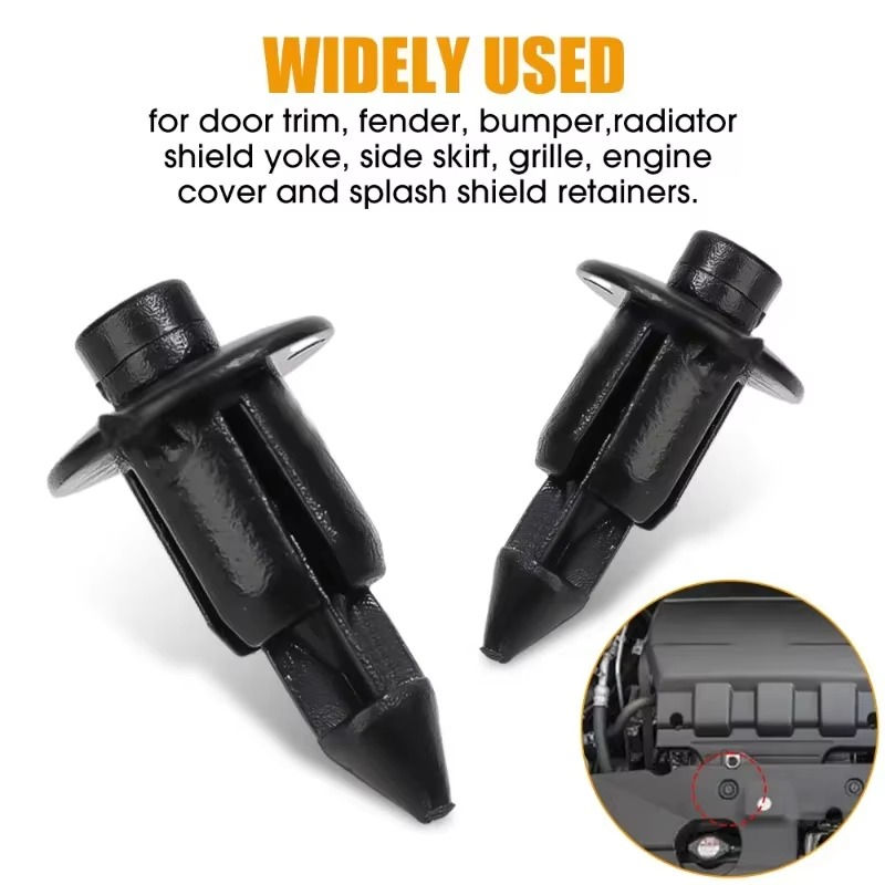 Thumbnail: Car Motorcycle Plastic Rivets Fairing Fasteners Expansion Screw Buckle Motorcycl