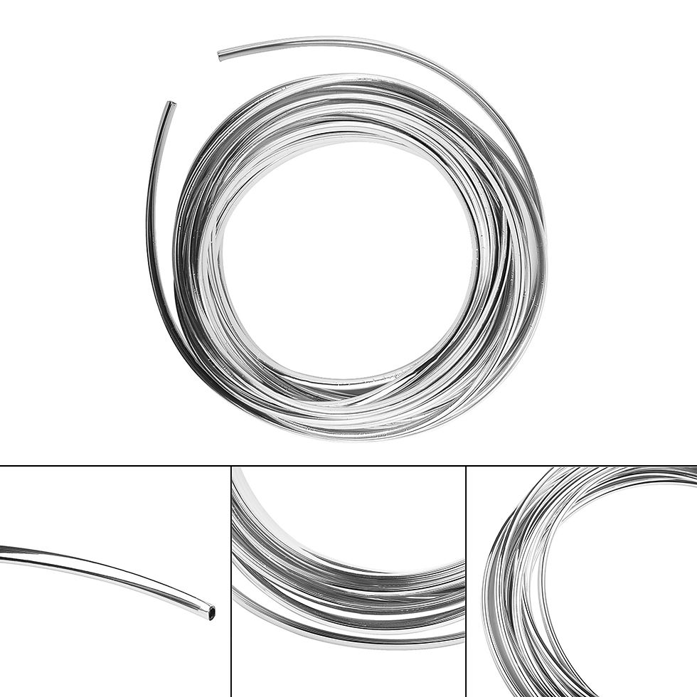 Thumbnail: 6m Car Door Edge Scratch Protector DIY Silver Moulding Trim Strips Chrome Trim S