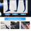 Thumbnail: Upgraded Car Vinyl Wrap Tool Kit Felt Squeegee Auto Window Tint Film Scraper Veh