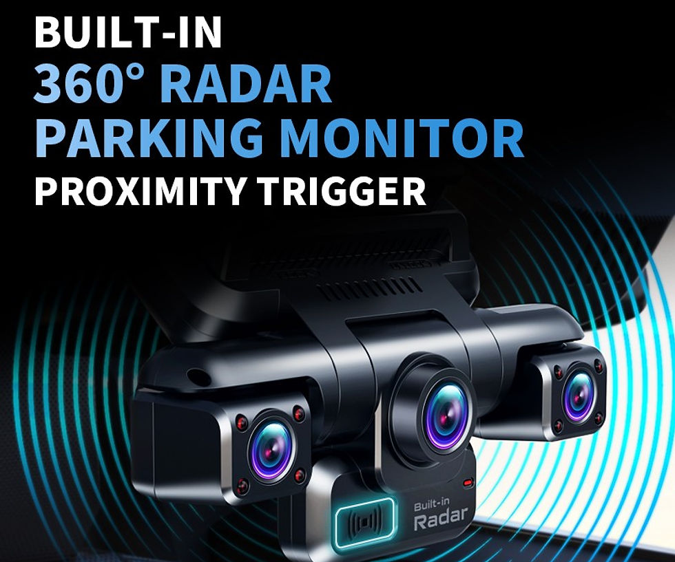 Thumbnail: TiESFONG 4CH GPS Dash Cam i7pro Front 4K/2K+3*1080P for Car 360 DVR Camera 24H P