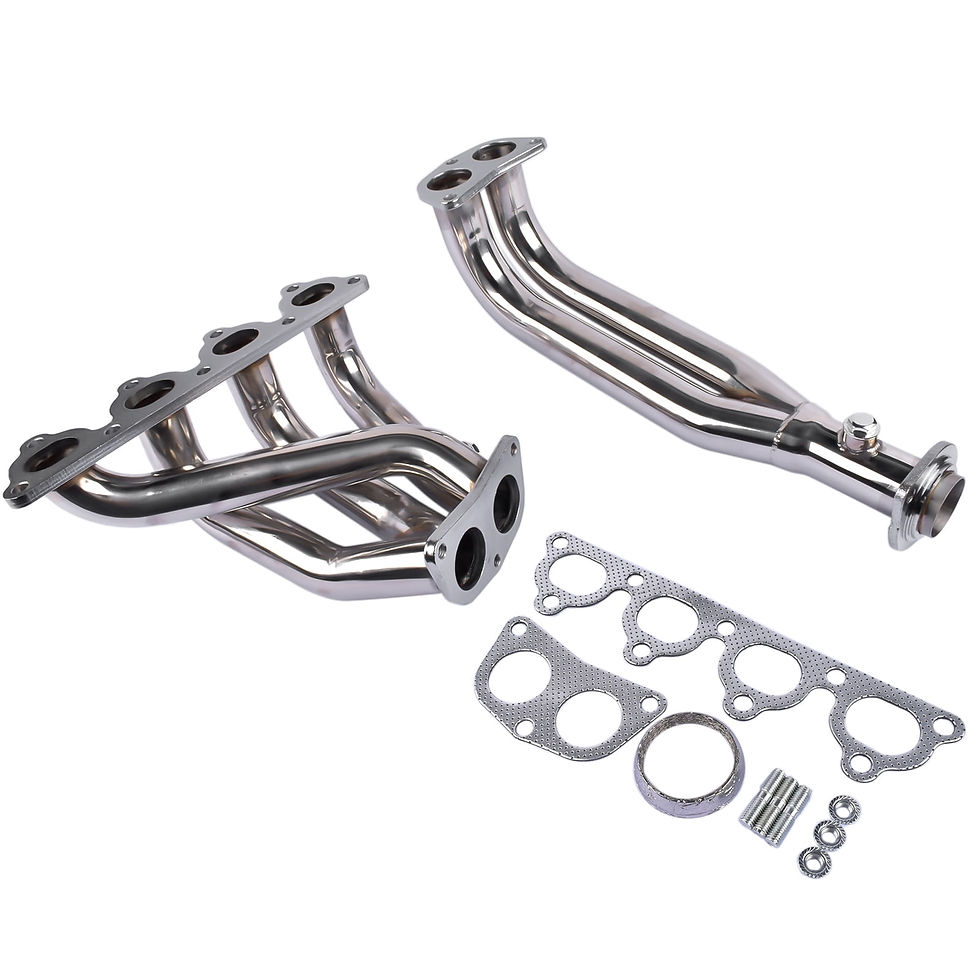 Thumbnail: GELUOXI Stainless Exhaust Manifold Header with Gaskets for 88-00 Honda Civi..