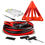 Thumbnail: STP Emergency Roadside Kit with LED Flares, Jumper Cables, Reflective Warni..