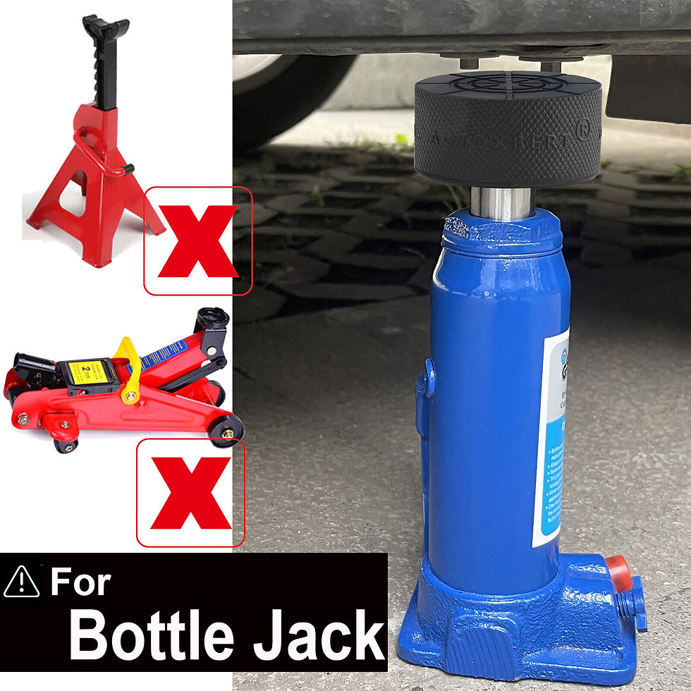 Thumbnail: Rubber Bottle Jack Pad Protector Adapter Car Jacking Tool Pinch Weld Side Liftin
