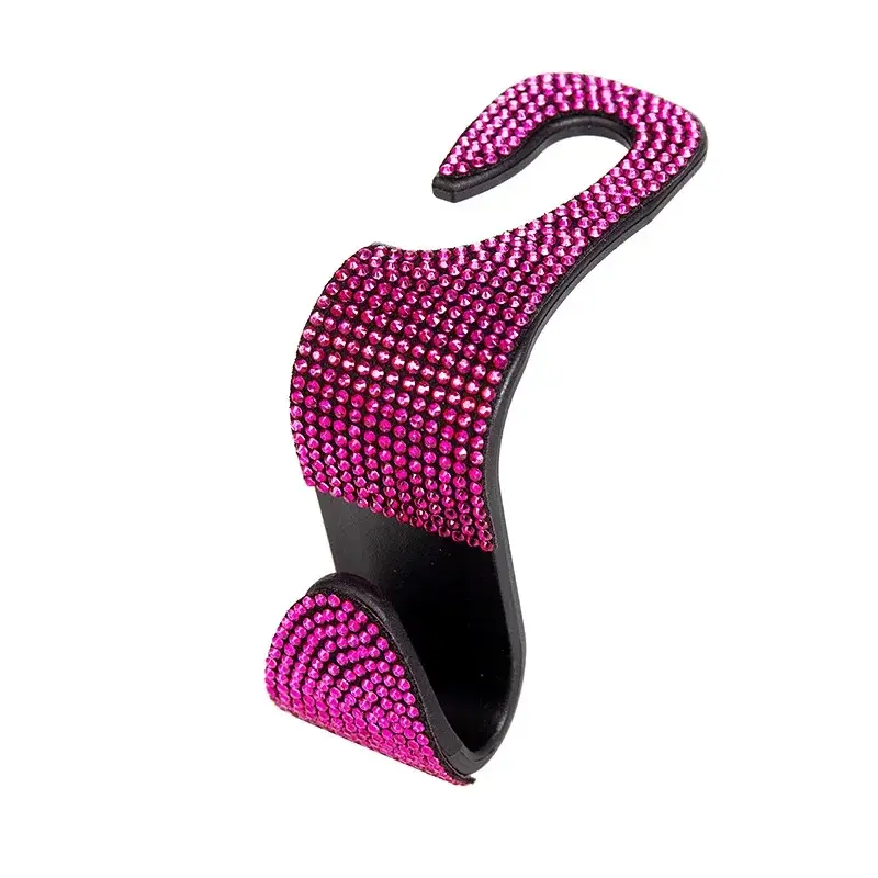 Thumbnail: Multifunction Portable Rhinestone Car Seat Back Hook Headrest Storage Holder Han