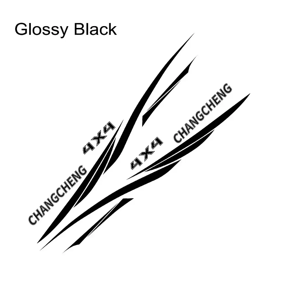 Thumbnail: For GWM Poer Pao Pickup Body Side Stickers Truck 4x4 Graphics Vinyl Film Letters