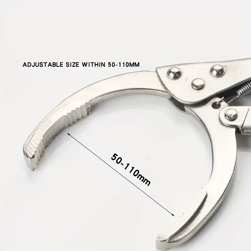 Thumbnail: Clamp Filter Wrench Oil Grid Wrench Oil Change Adjustable Multi-Function Engine
