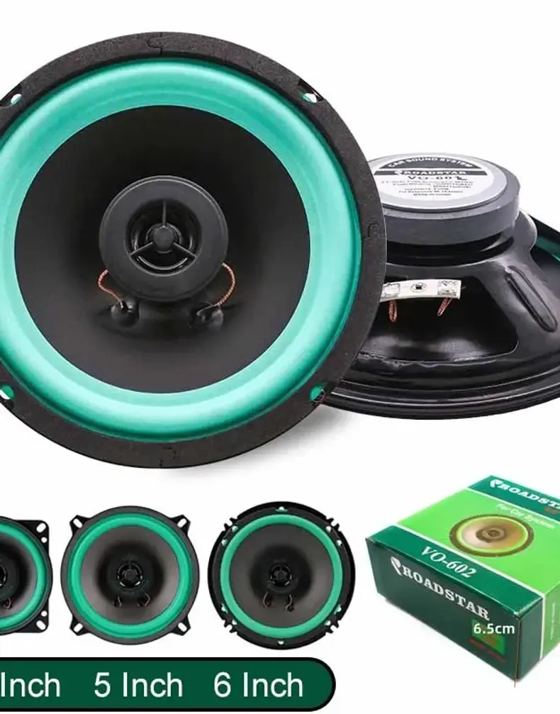 4/5/6.5 Inch Car Speakers Coaxial Subwoofer Universal Automotive Audio HiFi Musi