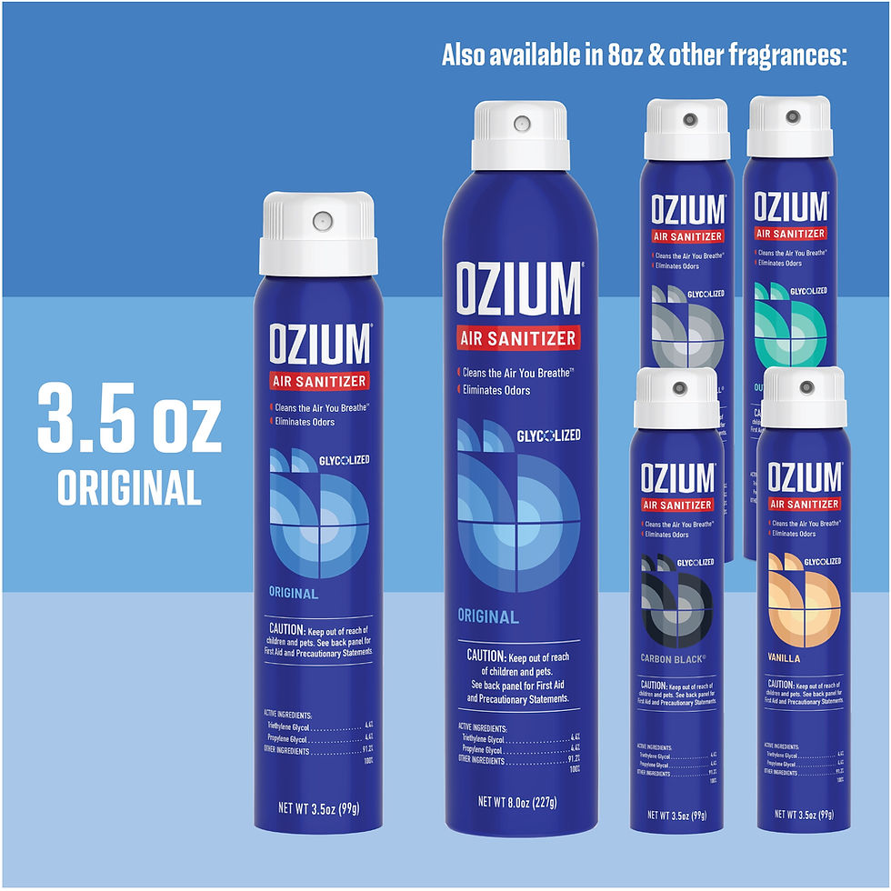 Thumbnail: OZIUM Outdoor Essence Stand Alone Spray Automotive Air Freshener 1 Pack 3.5 Oz C