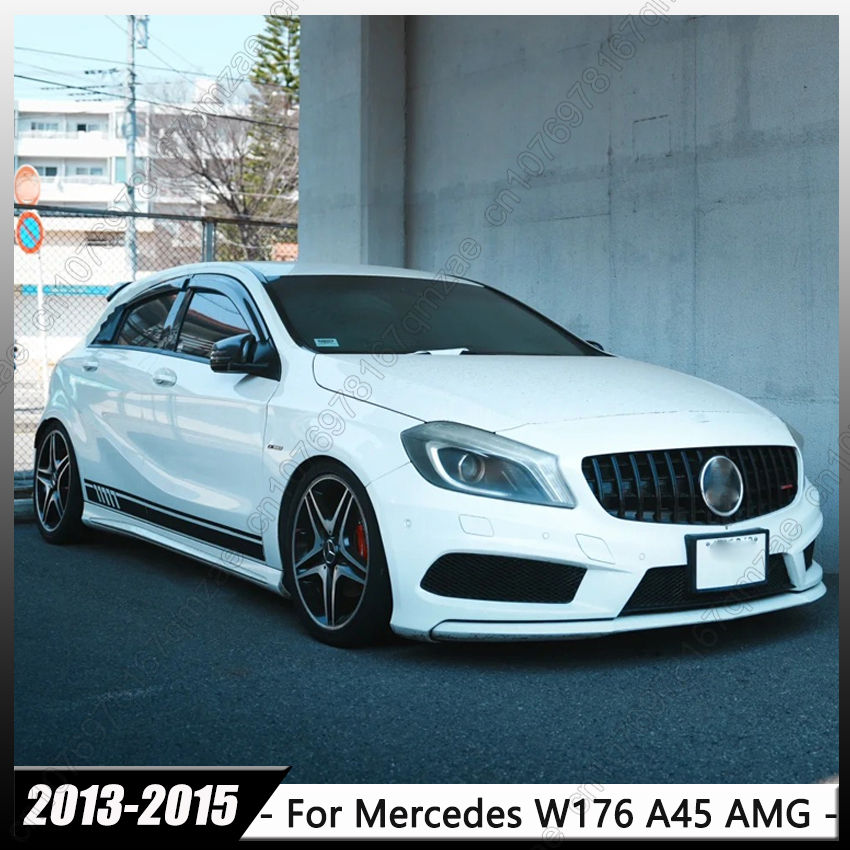 Front Bumper Grille For Mercedes A Class W176 A180 A200 A220 A250 A45 2013-2015