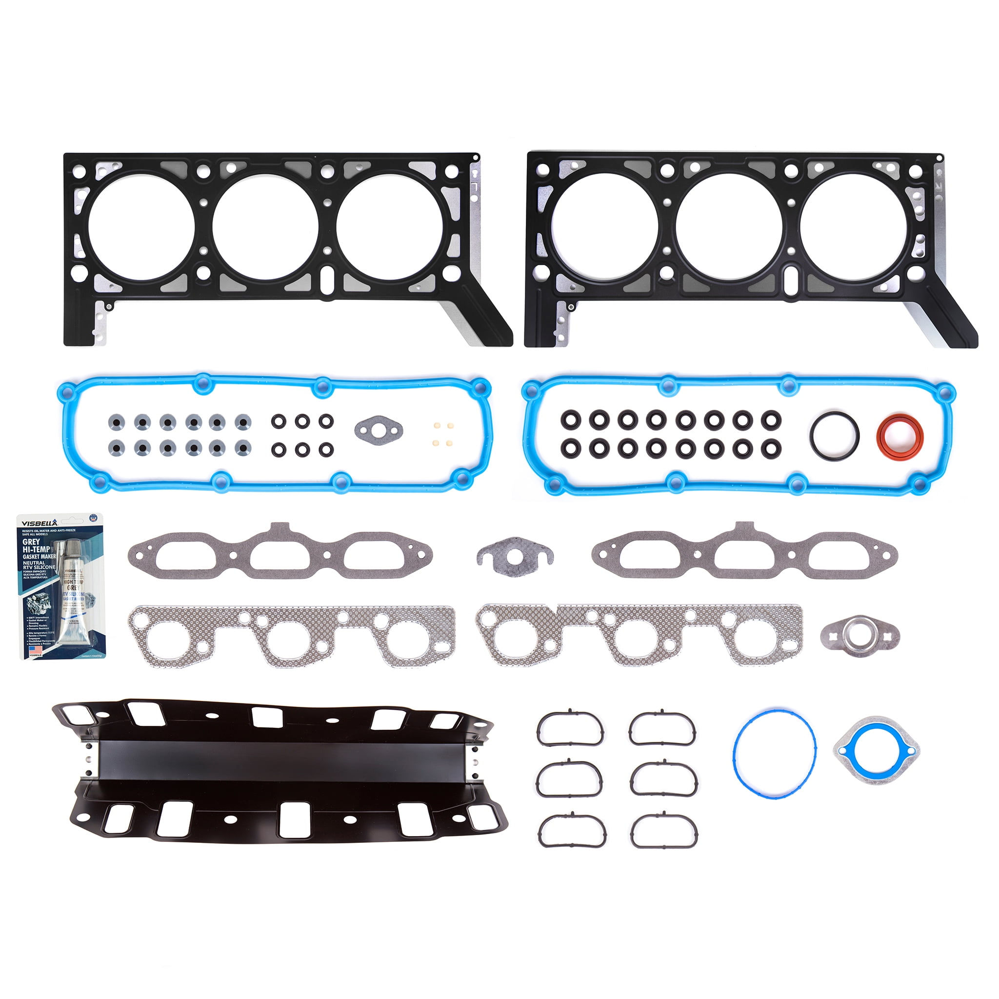 Evergreen 8-30538 Head Gasket Set Fits 07-11 Jeep Wrangler 3.8L V6 OHV 12v ..
