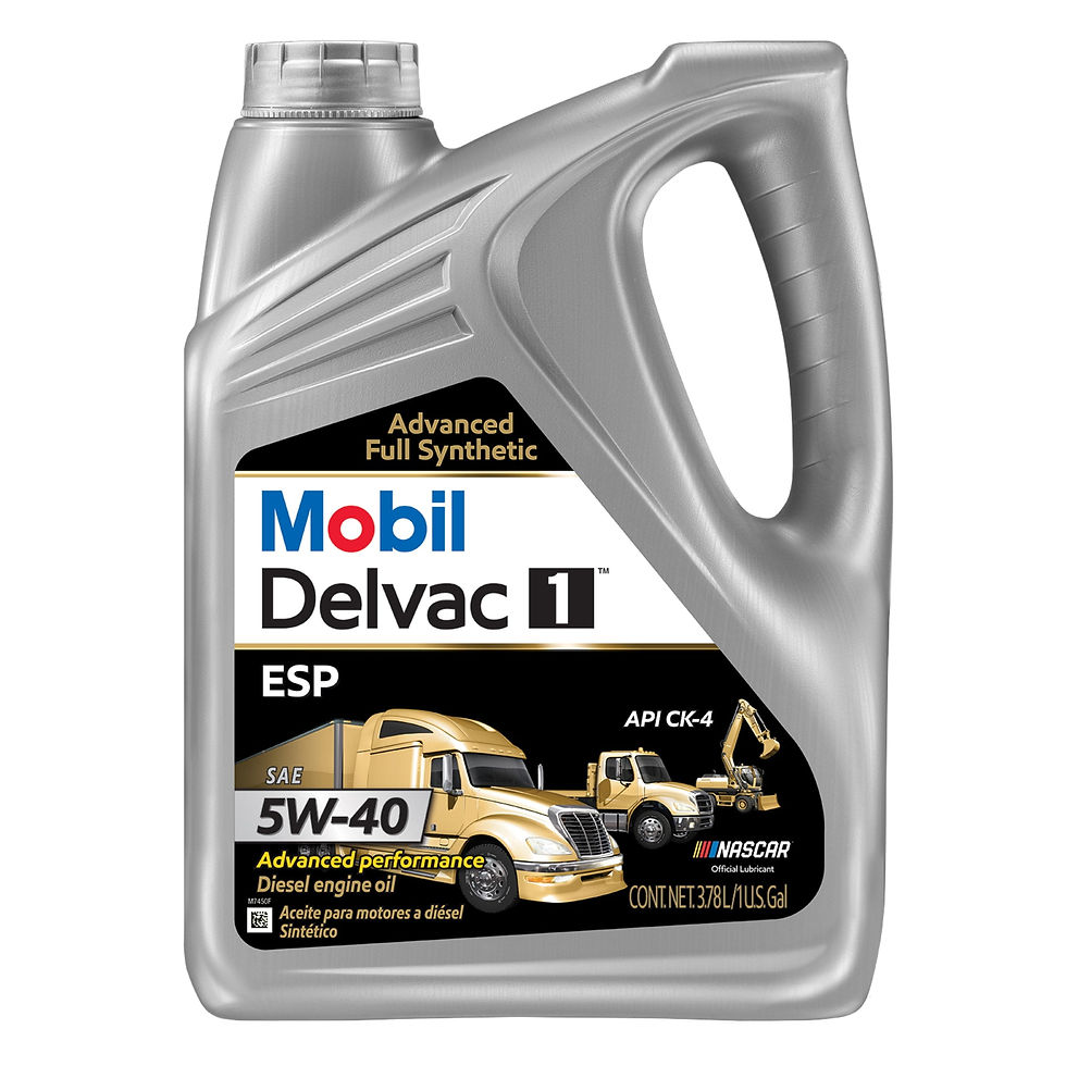 Mobil Delvac 1 ESP Heavy Duty Full Synthetic Diesel Engine Oil 5W-40, 1 Gal..