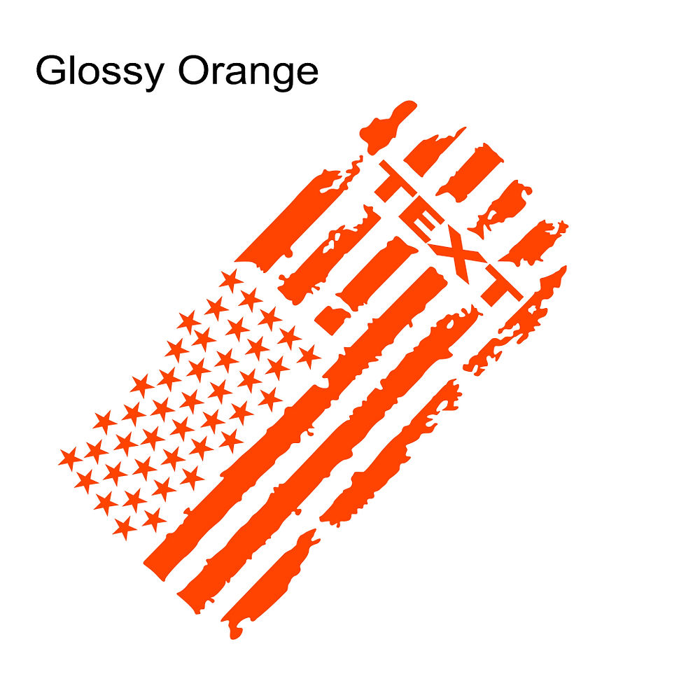 Thumbnail: Pickup Engine Hood Sticker For Dodge Ram HEMI Rebel TRX Car Head Bonnet USA Flag