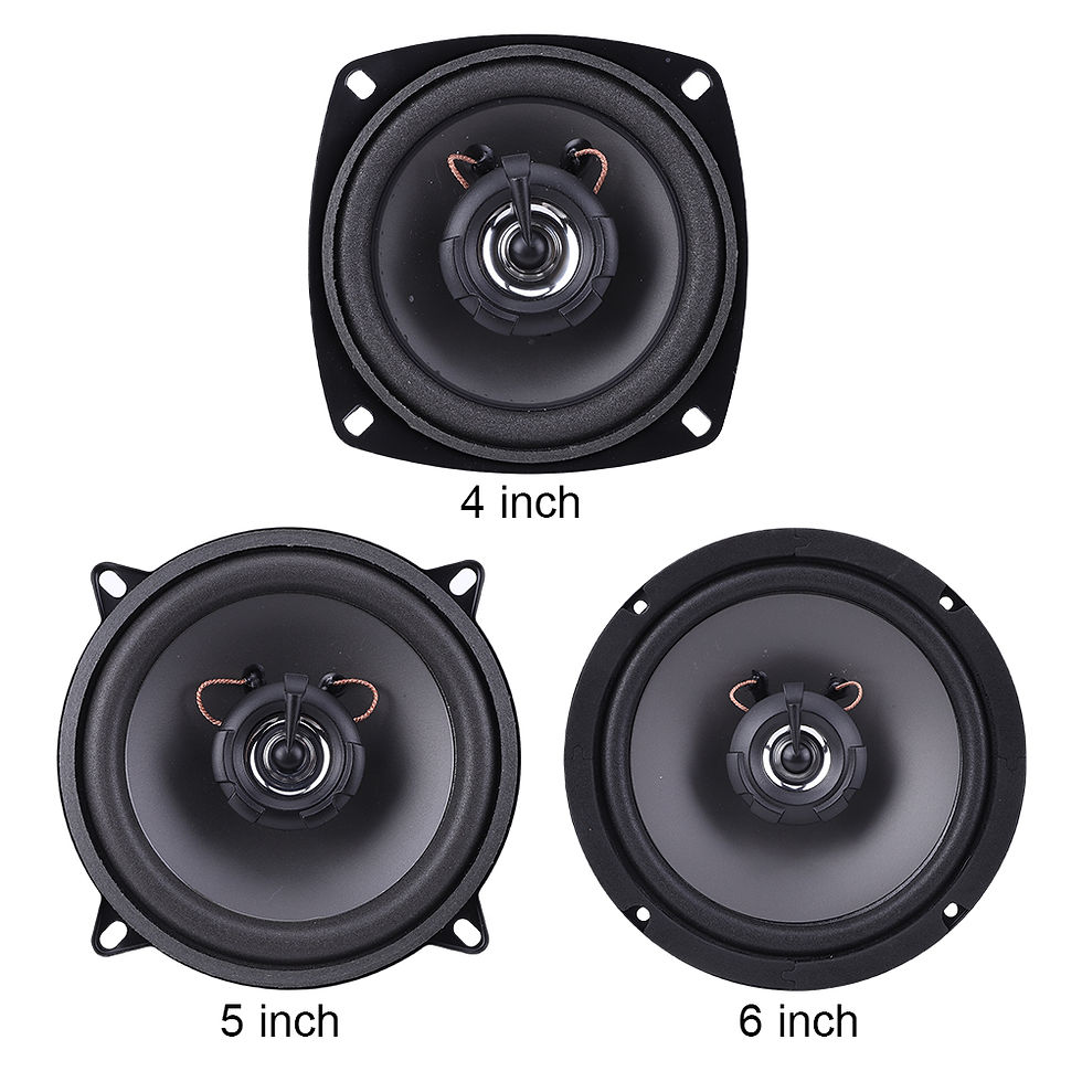 Thumbnail: 4/5/6 Inch HiFi Coaxial Subwoofer Car Automobile Audio HiFi Music Full Frequency
