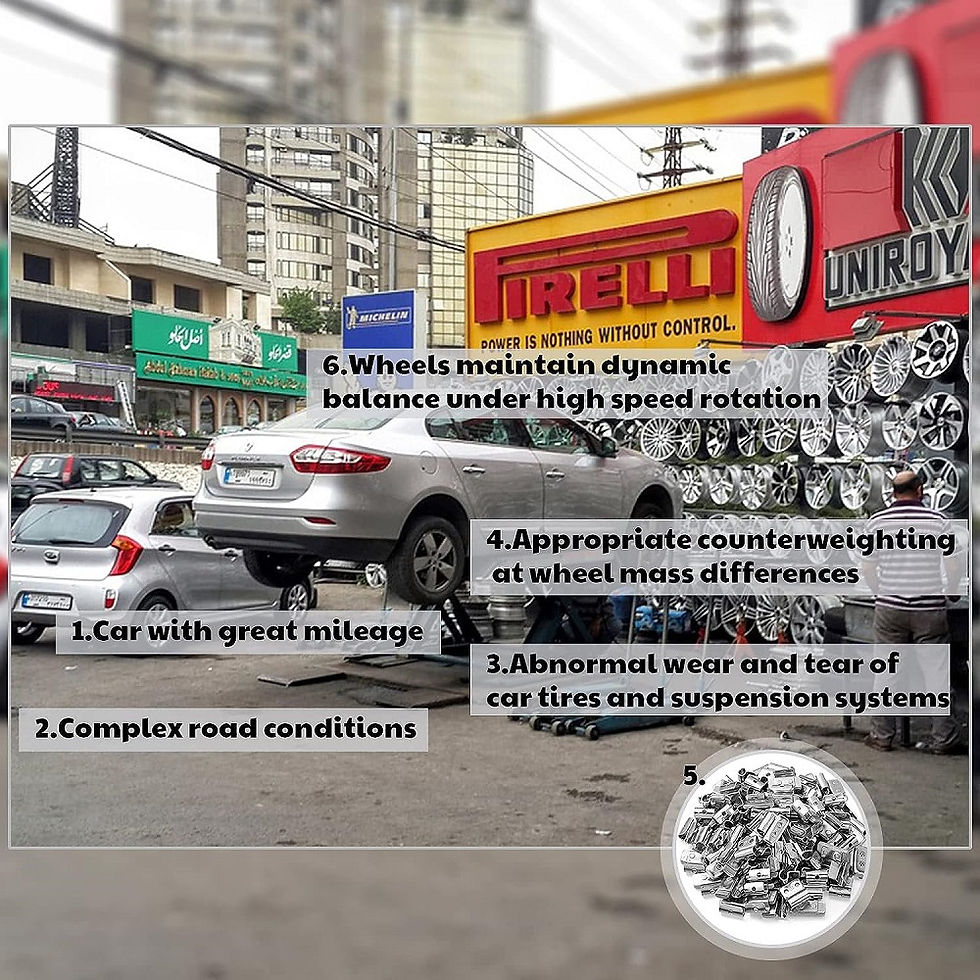 Thumbnail: Hook Wheel Balance Block Aluminum Alloy Wheel Hub Wide Counterbalance Block Deto