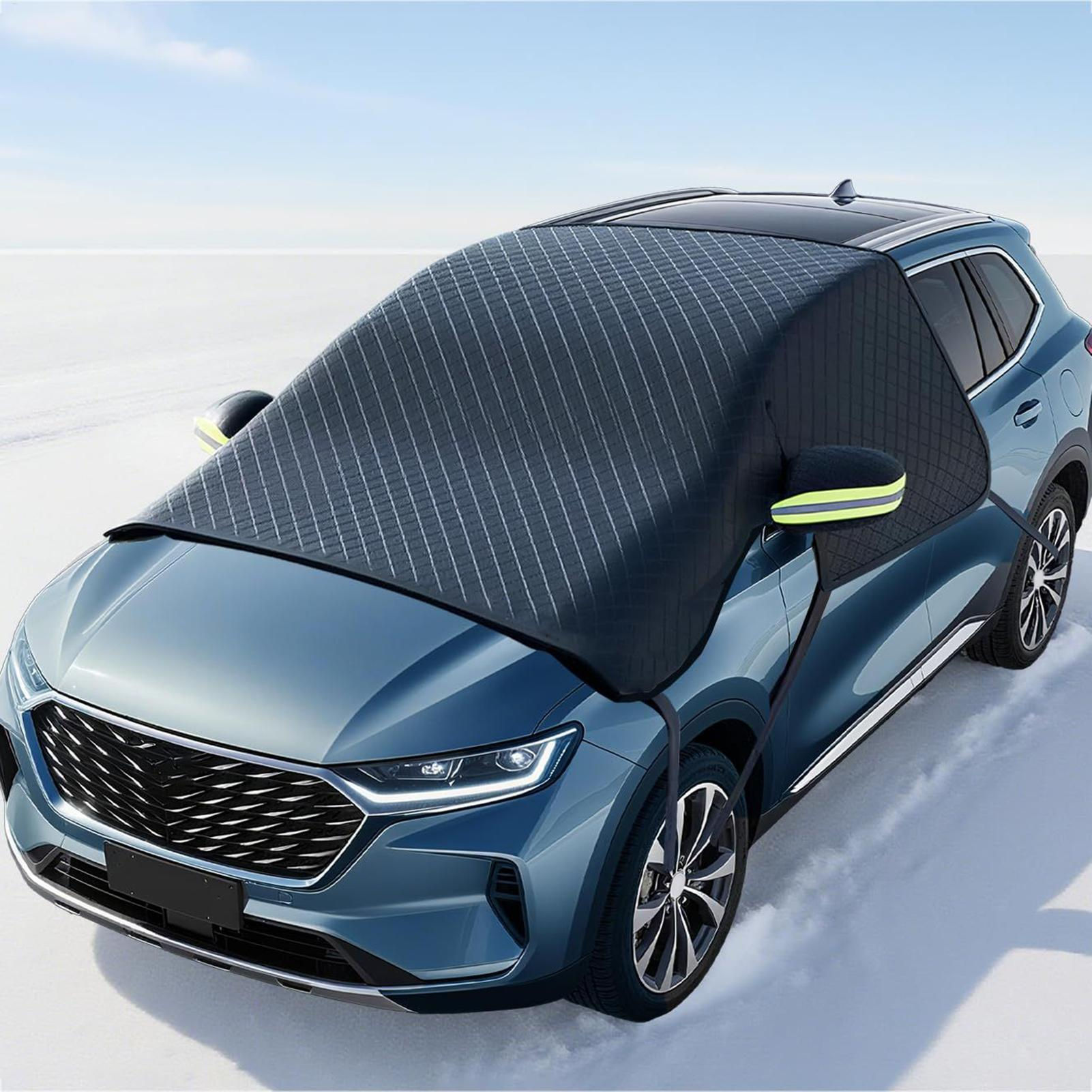 Snow Windshield Cover Heavy Duty Waterproof Protector Weatherproof Car Snow Wind