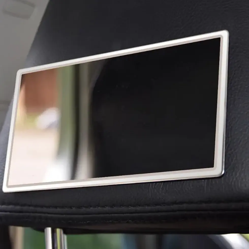 Thumbnail: Portable Stainless Steel Sun Visor Mirror Auto Sun-Shading Visor Car Interior Ca