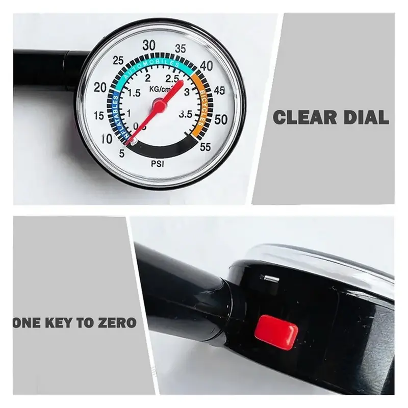 Thumbnail: Car Tire Pressure Gauge Tyre Deflation Pointer Auto Tire Inflation Pressure Gaug