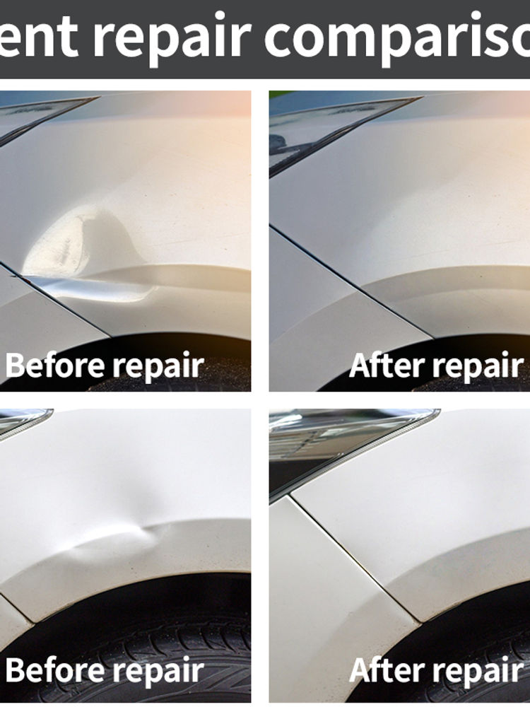 Thumbnail: Auto Paintless Dent Repair Tools Car Stainless Stee T-Handle Puller Blue Plastic