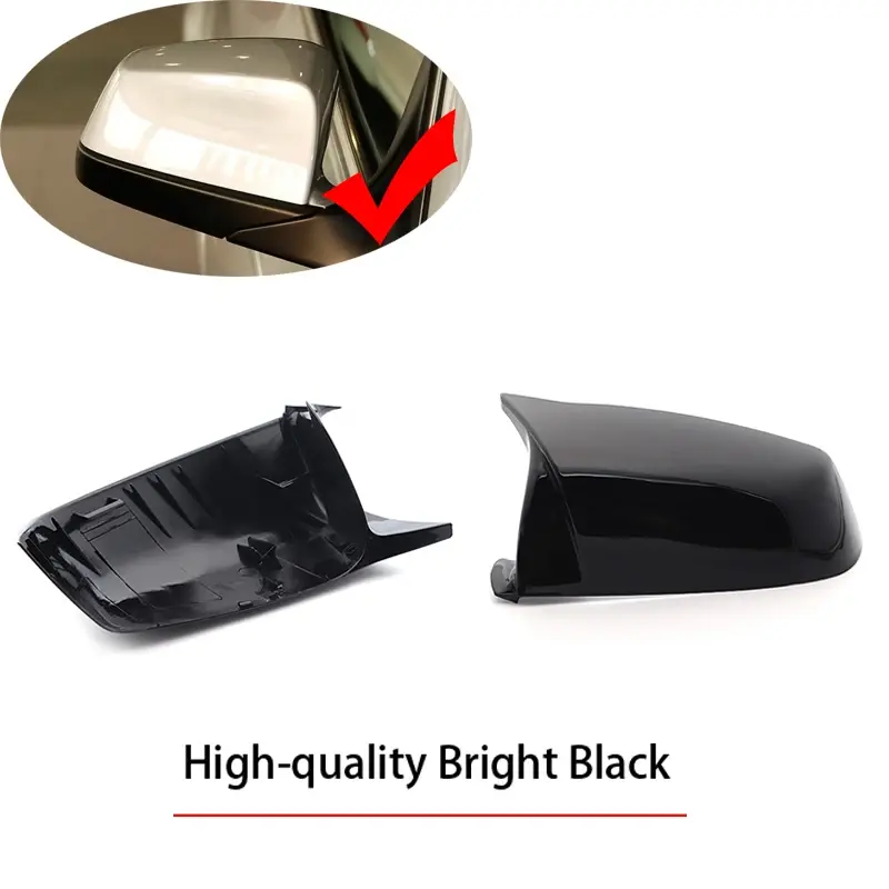 Thumbnail: Side Wing Rearview Mirror Cover Cap For BMW 5 6 7 Series E60 E61 E63 E64 F01 F02