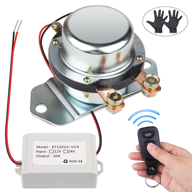 Thumbnail: 12V 24V Power Supply Battery Switch Car Truck Remote Control Battery Master Swit