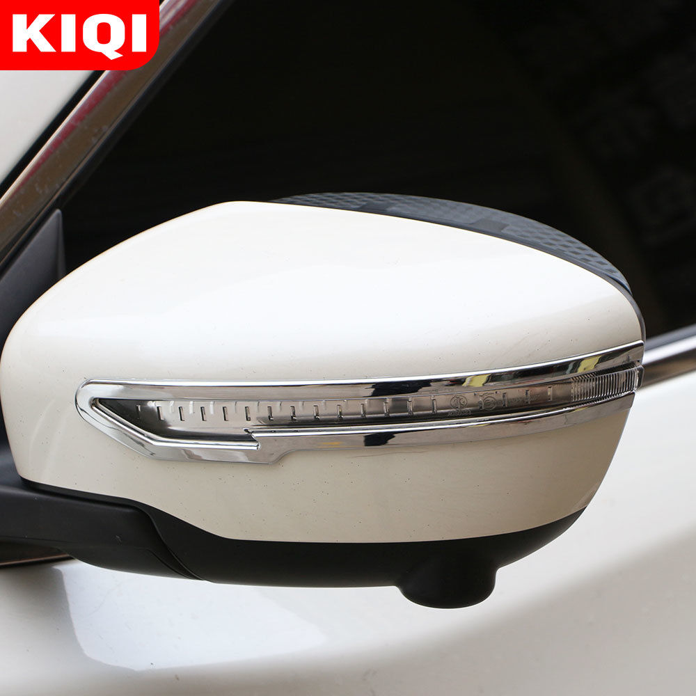 ABS Chrome Side Rearview Mirror Cover Trim Sticker for Nissan Qashqai J11 X-trai