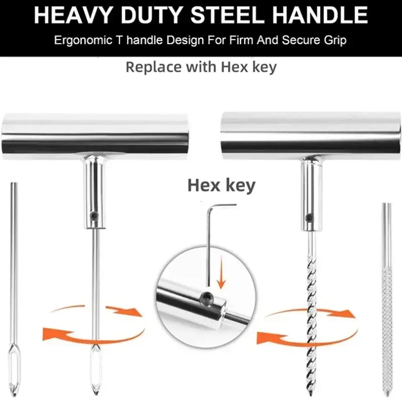 Thumbnail: 33/57pcs Auto Tire Repair Set Puncture Repair Tools Car Van Motorcycle Bike Emer