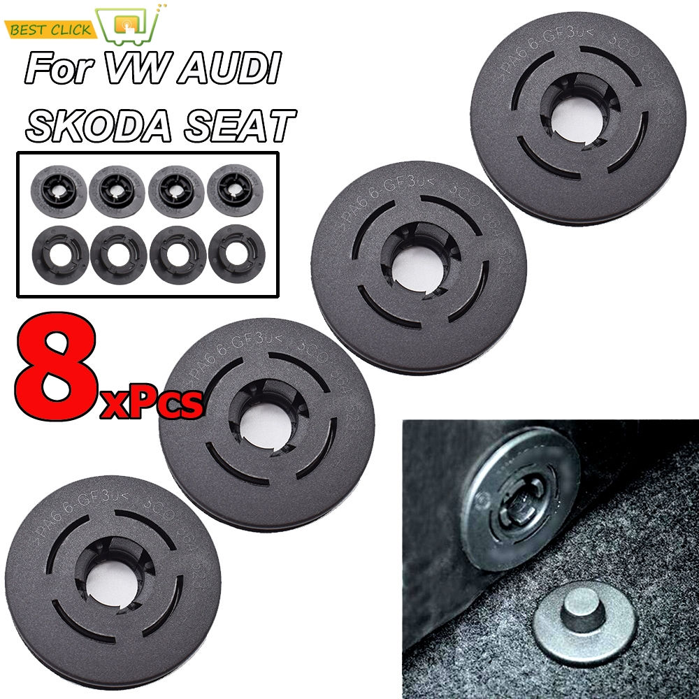 Car Carpet Floor Mat Clips Fastener Clamps For VW Passat Polo Golf Jetta Audi A1