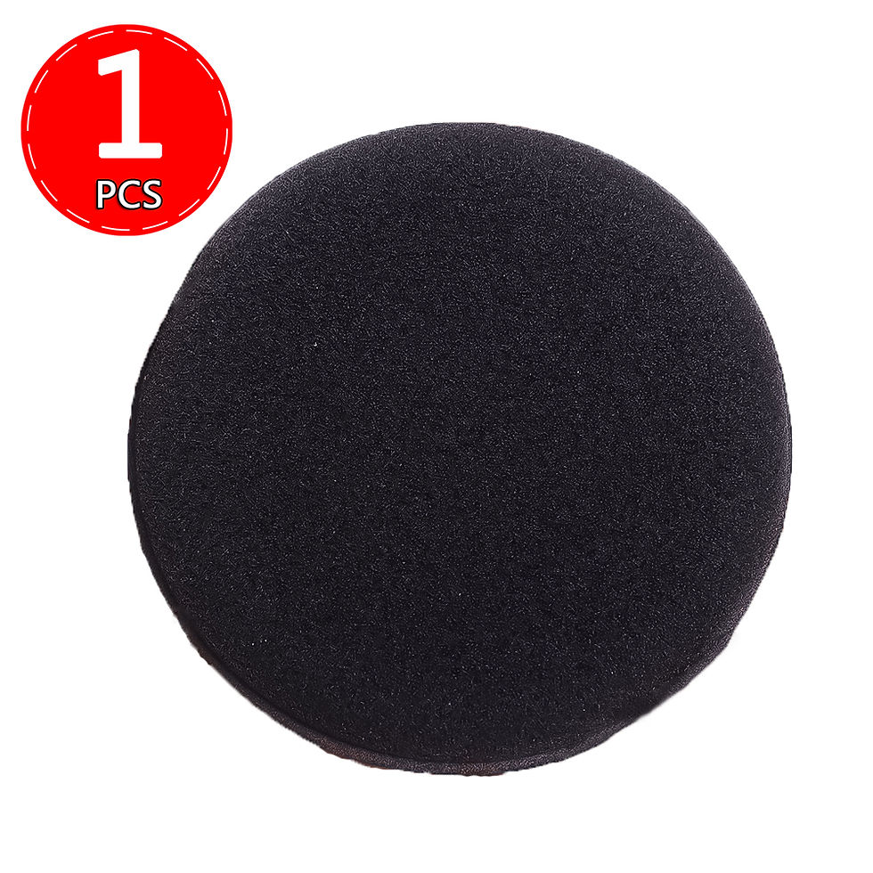 Thumbnail: Car Round Waxing Polish Sponges Interior Leather Seats Cleaning Tools Wax Applic