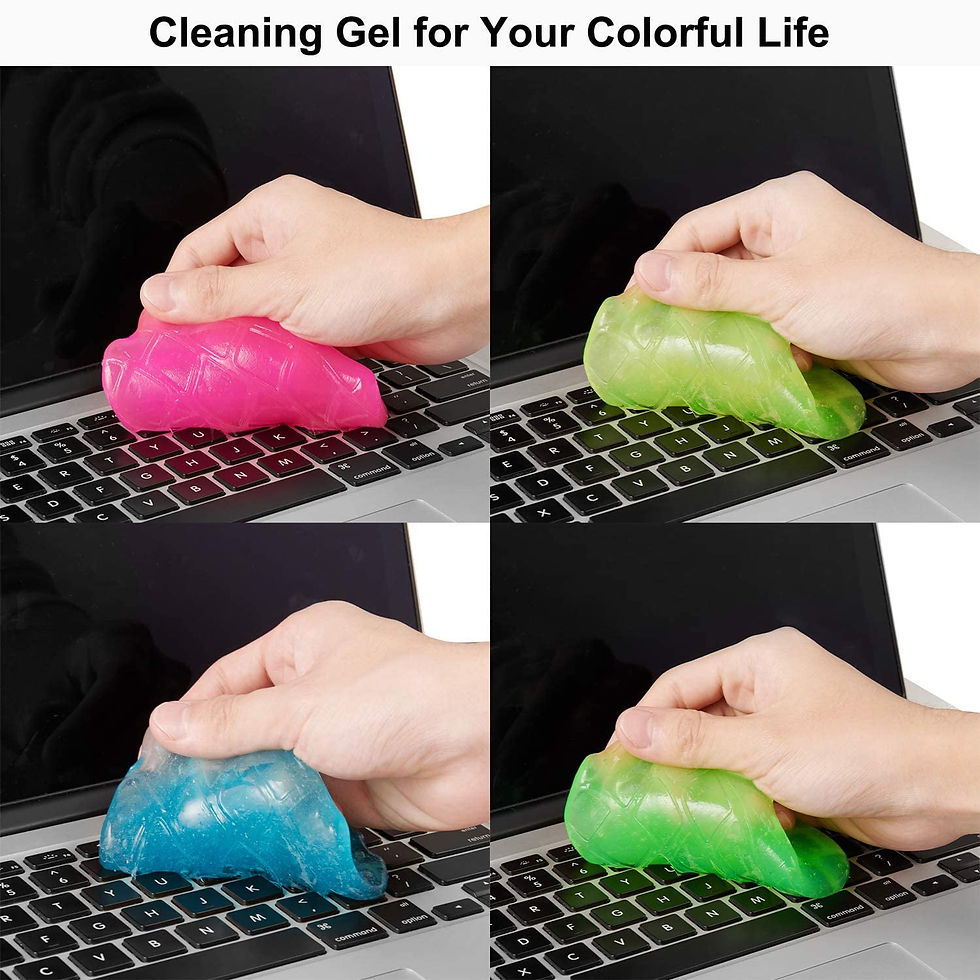 Thumbnail: Car Cleaning Gels, 4-Pack Universal Auto Detailing Tools Car Interior Clean..