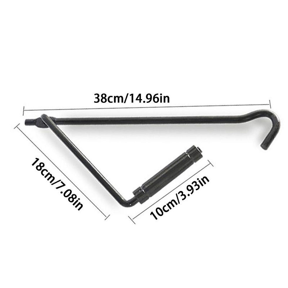 Thumbnail: Long Lug Wrench For Cars Car Jack Wrench Manual Jack Ratchet With Labor-Saving H