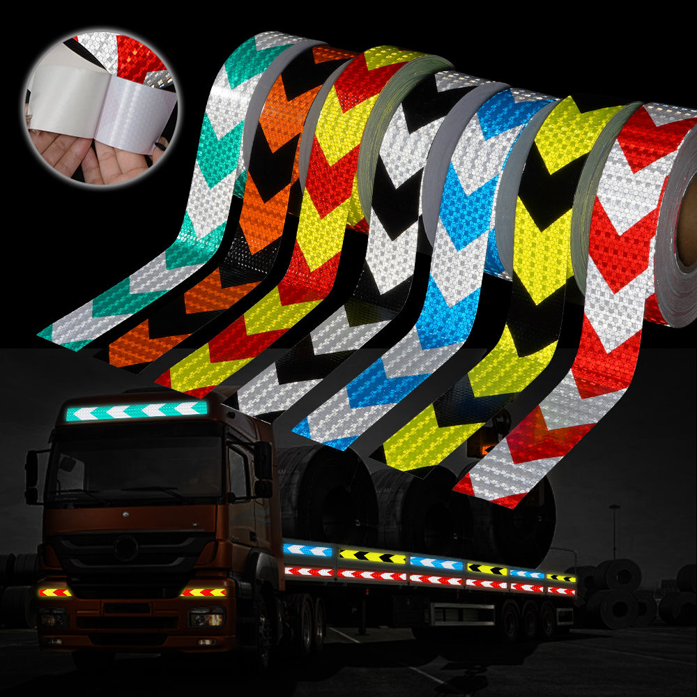 3 Meters Reflective Sign Tape Warning Safety Sticker for Car Bumper Trunk Reflec