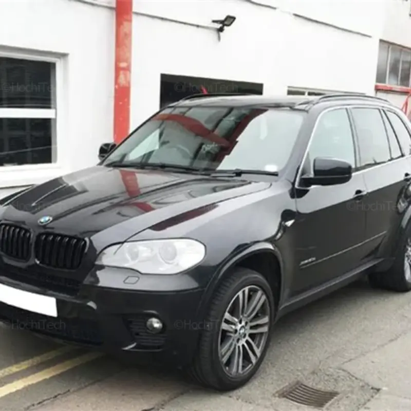 Thumbnail: New Look Car Grille Grill Front Kidney Glossy 2 Line Double Slat For BMW X5 E70