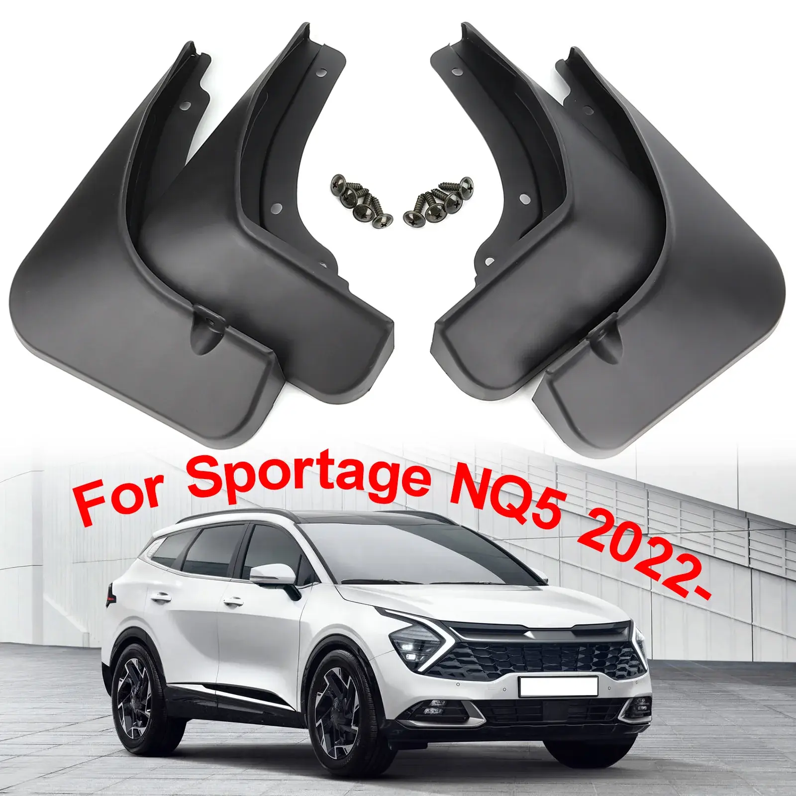 4pcs For KIA Sportage NQ5 LWB 2022 2023 2024 Car Mud Flaps Splash Guards Fender