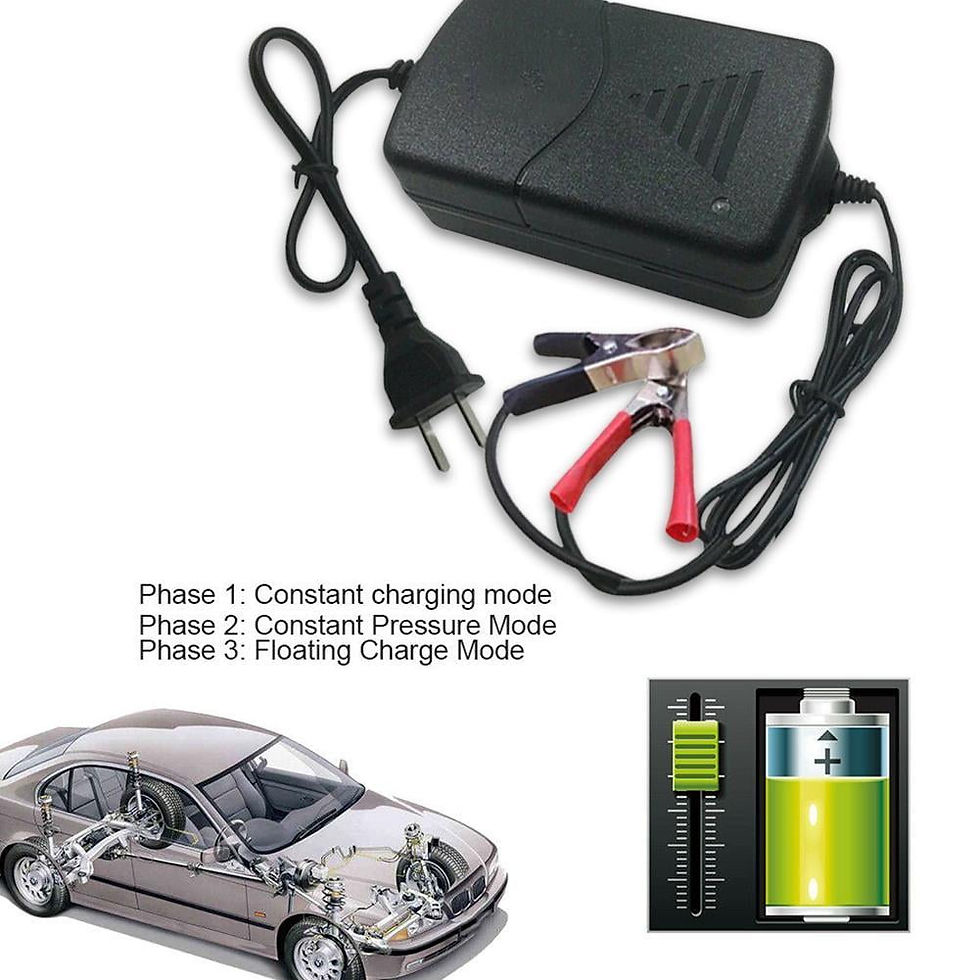 Thumbnail: Car Battery Charger Maintainer Auto 12v Trickle Rv For Truck Motorcycle Atv..