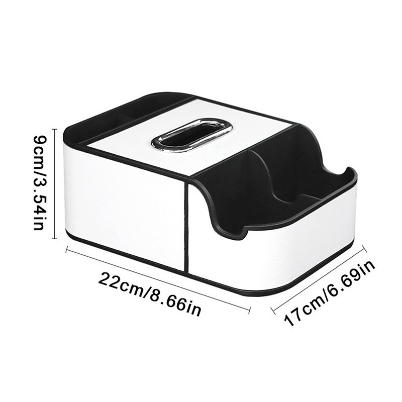 Thumbnail: Car Armrest Storage Organizer – Tissue & Dual Cup Holders