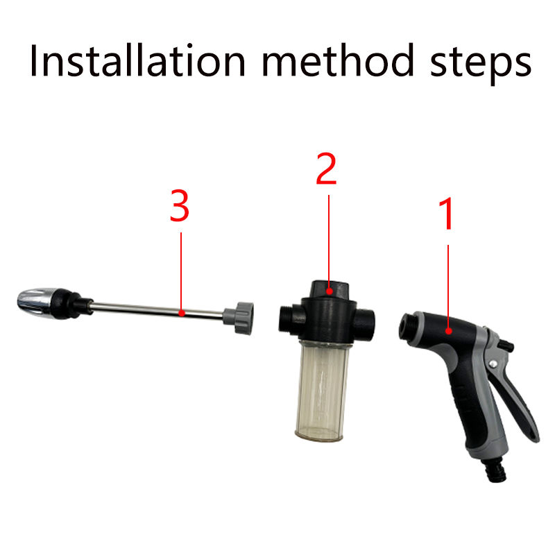 Thumbnail: Water Gun High Pressure Spray Washing Garden Watering Hose Nozzle Sprinkler Car