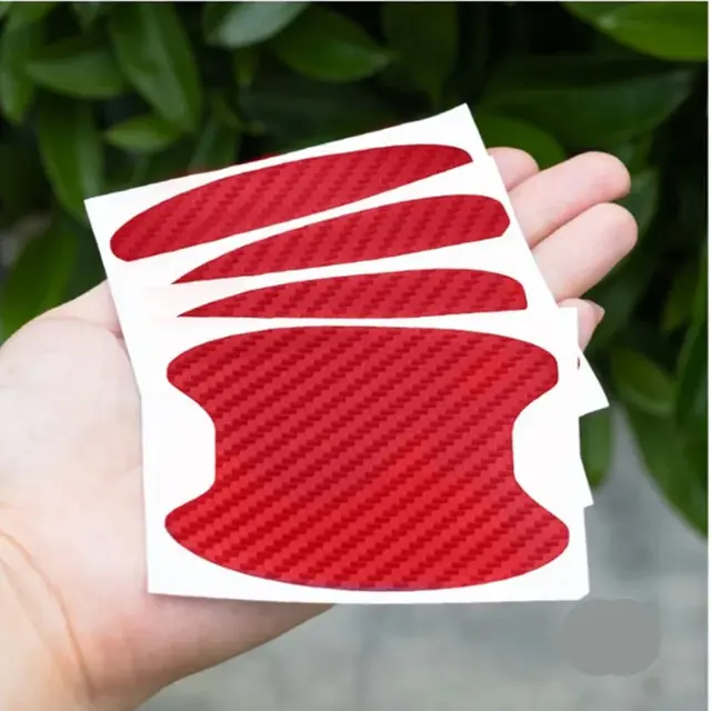 Thumbnail: 4pcs Car Door Sticker Carbon Fiber Styling Scratches Cover For Hb20 Hyundai Acce