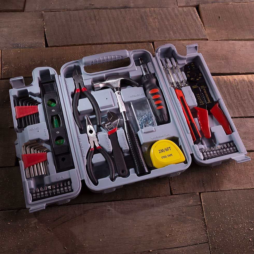 Thumbnail: Stalwart 130 Piece Hand Tool Set (75-6037)