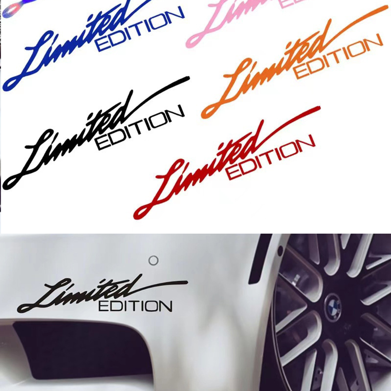 Vinyl Sticker Window Sticker Car-styling 3D LIMITED EDITION Decoration Reflectiv