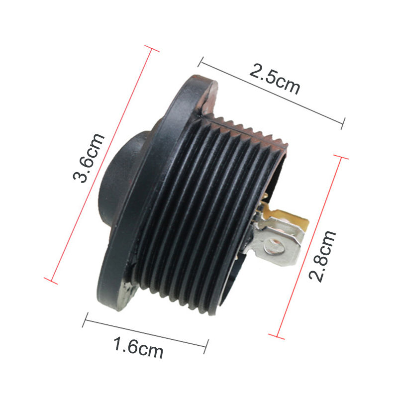 Thumbnail: ON/OFF Round Rocker Toggle LED Switch 3 Pin 12V 20A Car Dashboard Dash Boat Truc