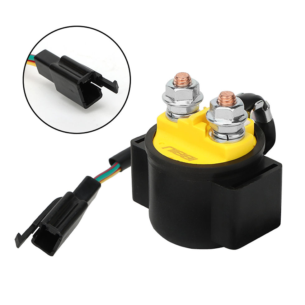 Thumbnail: NIBBI Motorcycle Starter Solenoid Relay Ignition System Relays Motor Signal Flas