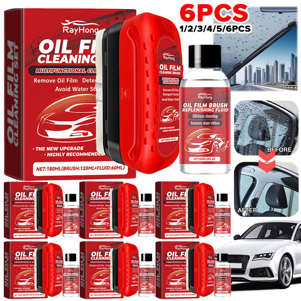 Car Glass Cleaner Brush For Car Windshield Oil Film Cleaner Automotive Glass Spo