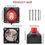 Thumbnail: 12V 300A Circuit Cutter for Camper Car Auto RV Marine Boat Key Battery Selector