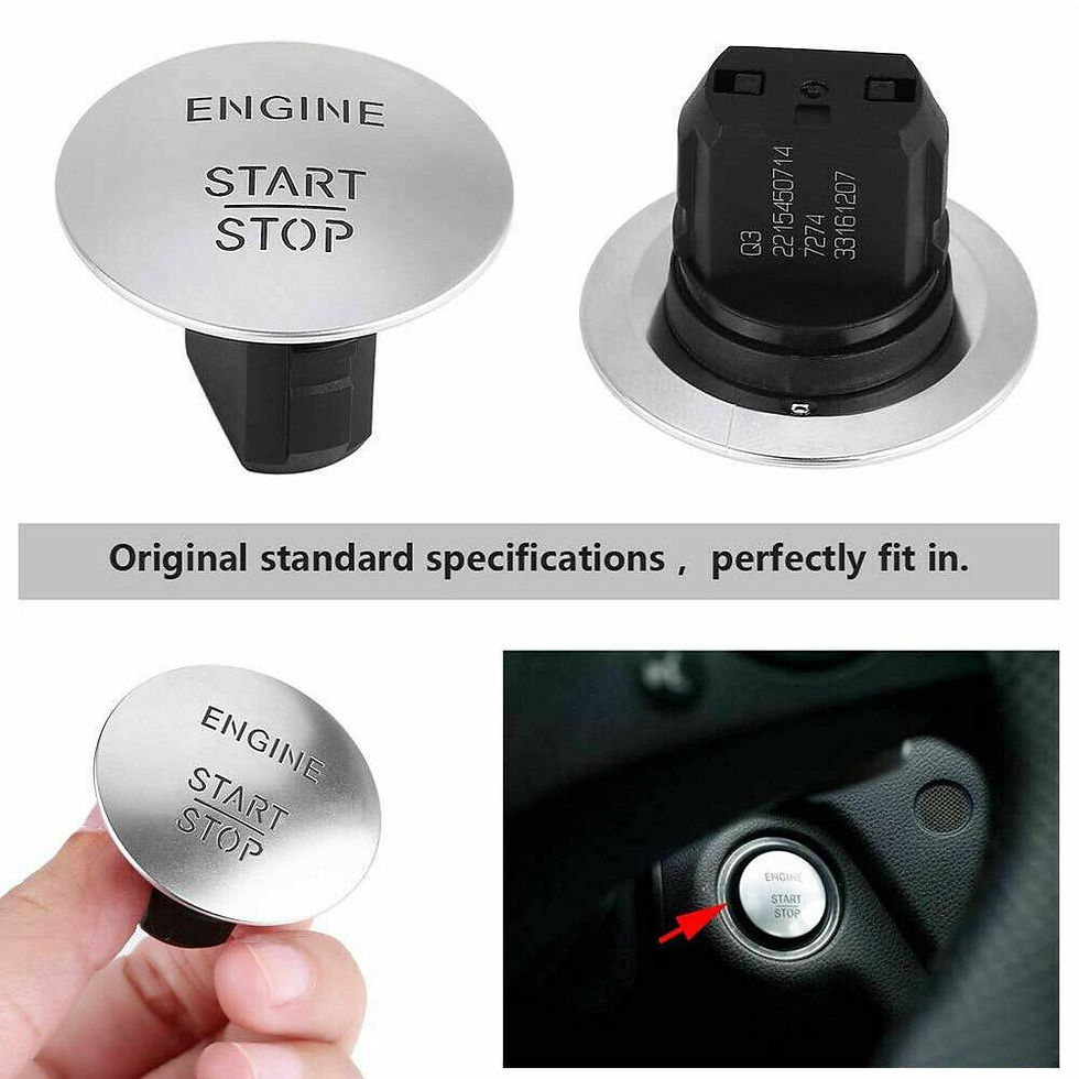 Thumbnail: Keyless Go Start Stop Push Button Car Engine Ignition Switch One-Click Start Sto