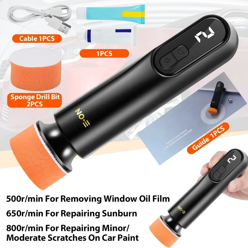 Thumbnail: Car Polisher Mini Wireless Polisher Car Polishing Waxing Machine Electric Waxing